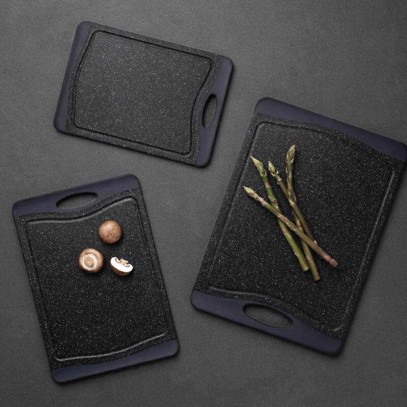 Thớt Nhựa Black Marble Lock&Lock Antibacterial Cutting Board - Nhiều kích cỡ - Màu Đen - CKD006, CKD007, CKD008 image number null